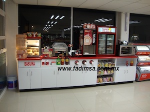 Fabricación de muebles para oxxos